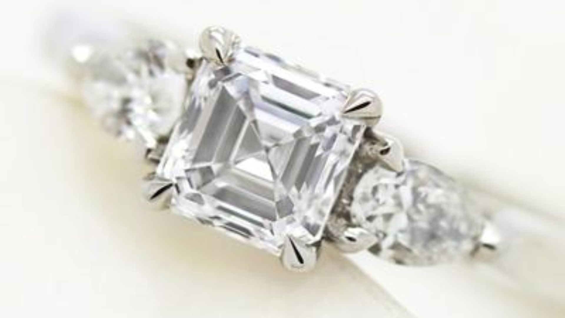 Asscher cut diamond video