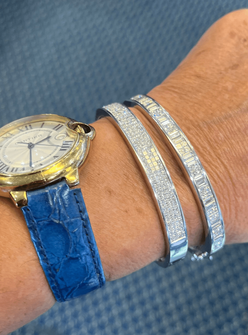 Diamond Bangle Bracelets