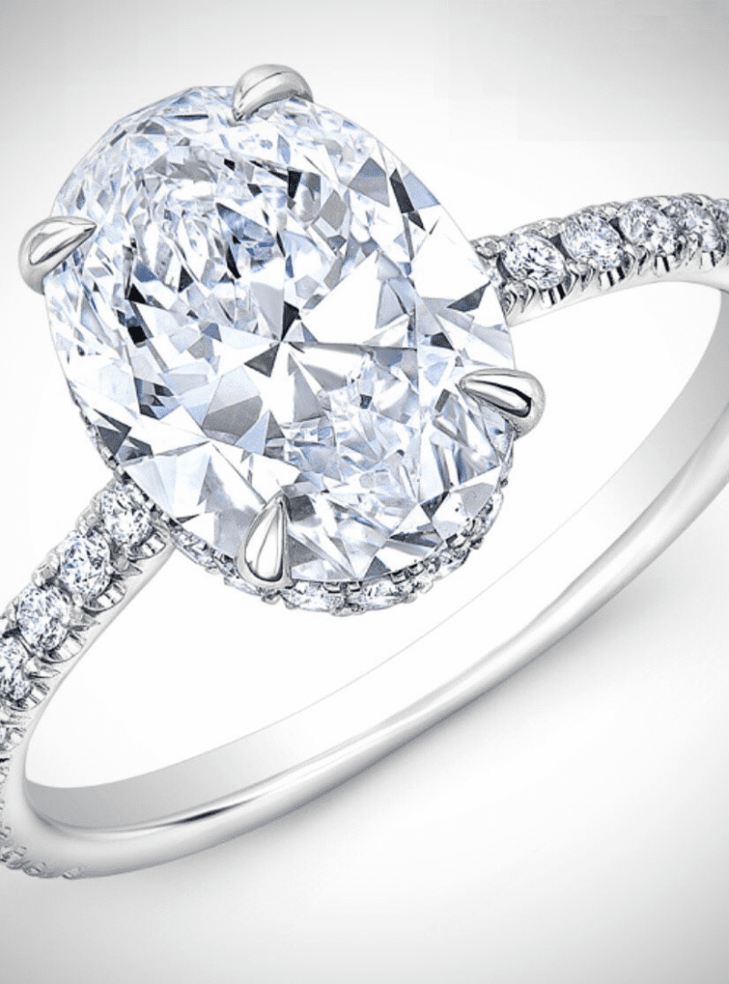 Oval Diamond Rings
