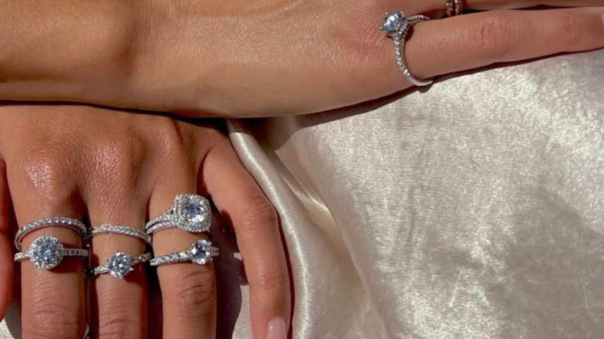 Settings for diamond rings