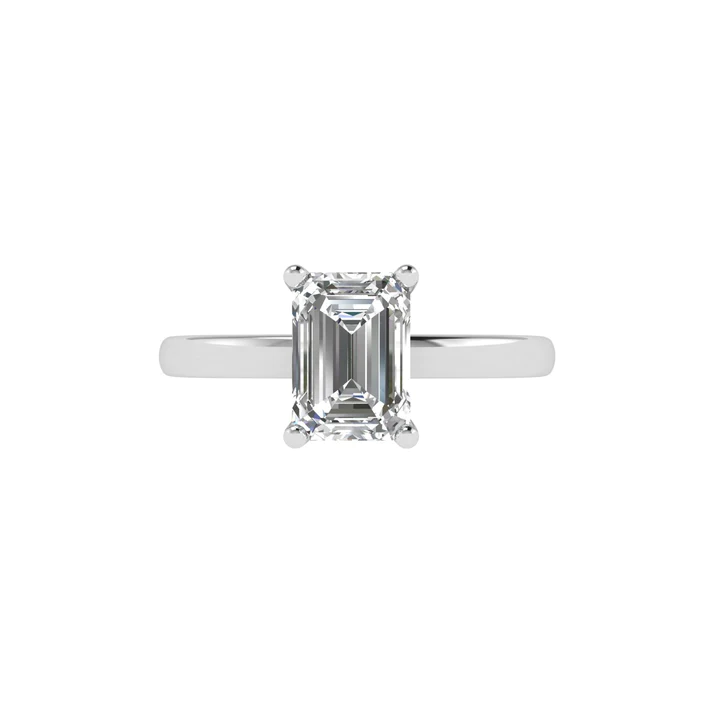 Emerald Cut Ring - 1 Stone
