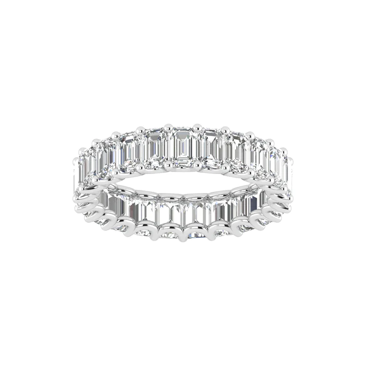 Emerald Cut Eternity Ring