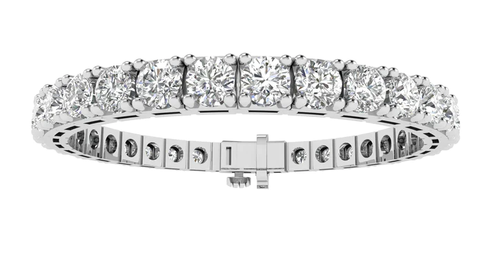 Round Tennis Bracelet 2-24 Carats