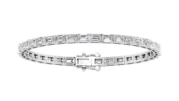 Emerald Cut East West Bracelet