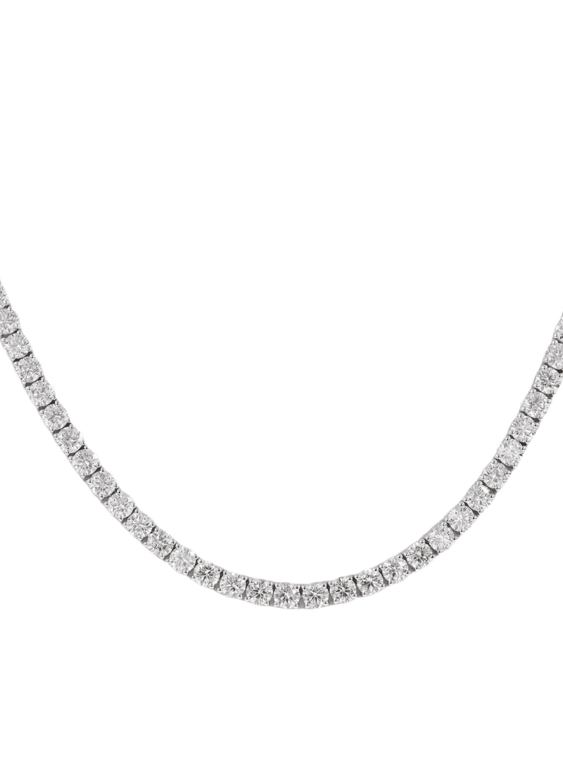 EMERALD CUT EAST - WEST NECKLACE
