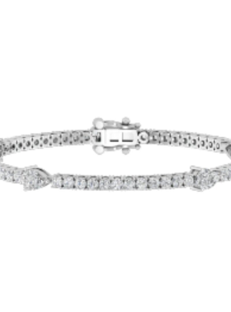 ROUND & PEAR BRACELET